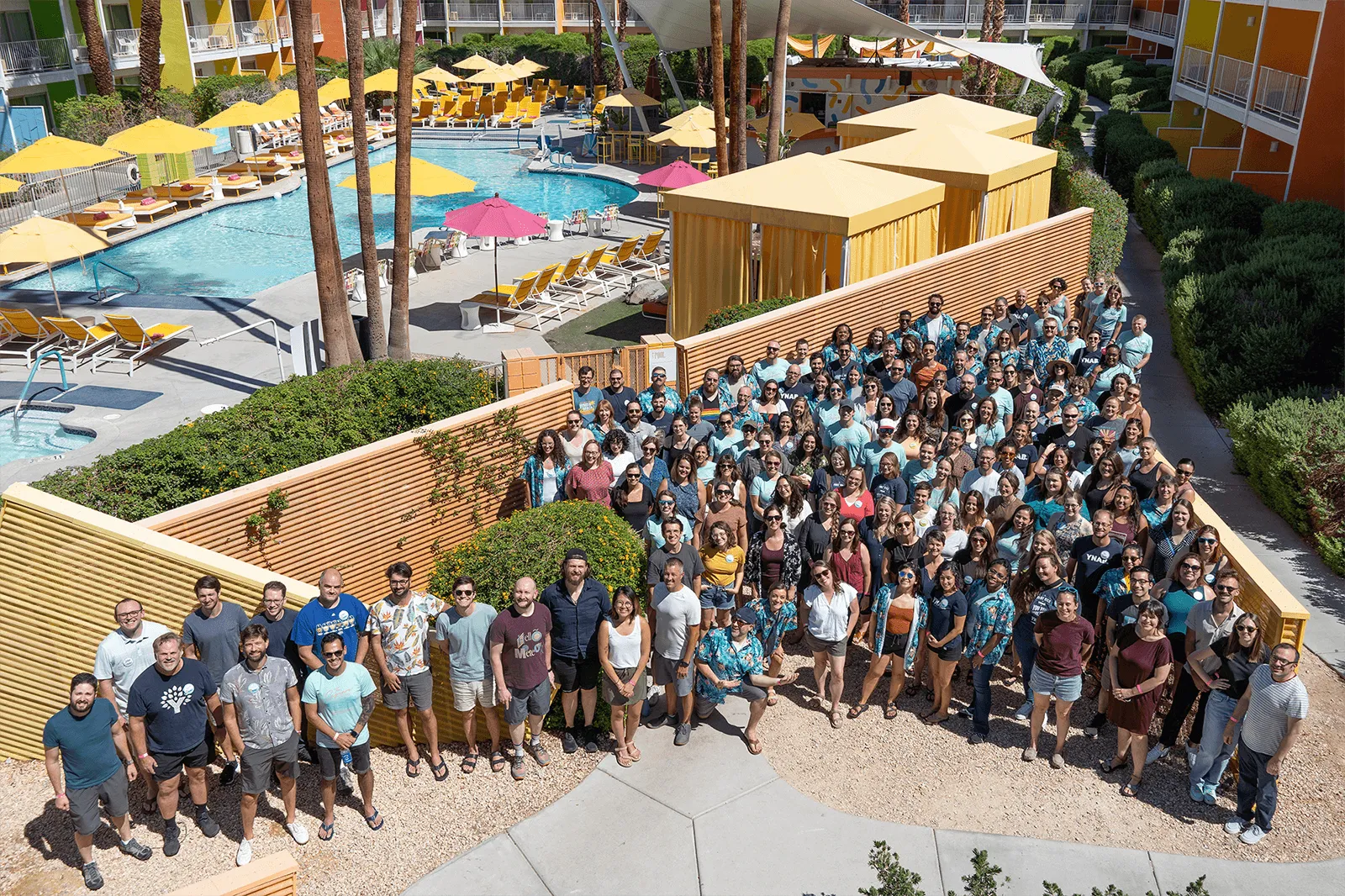 The YNAB team at the Palm Springs retreat in 2022